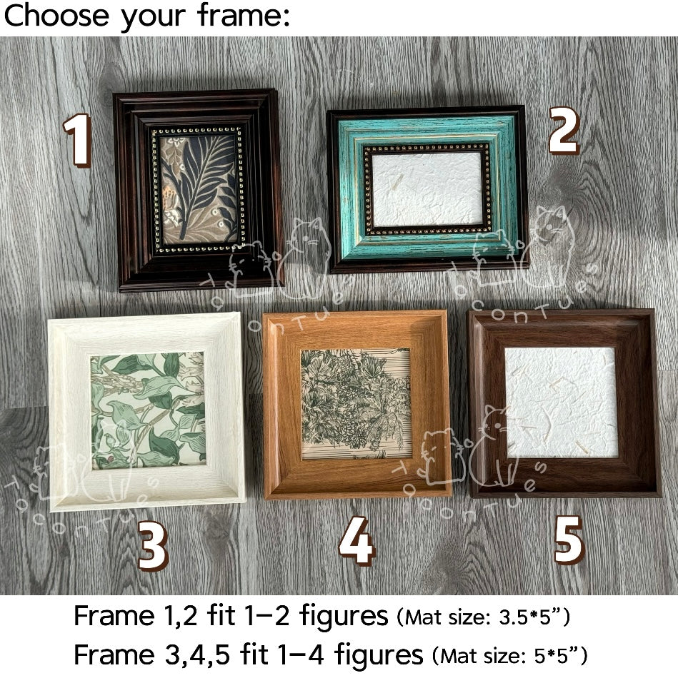 TACO&TUES Magnetic Display Frame for Custom Pet Figures