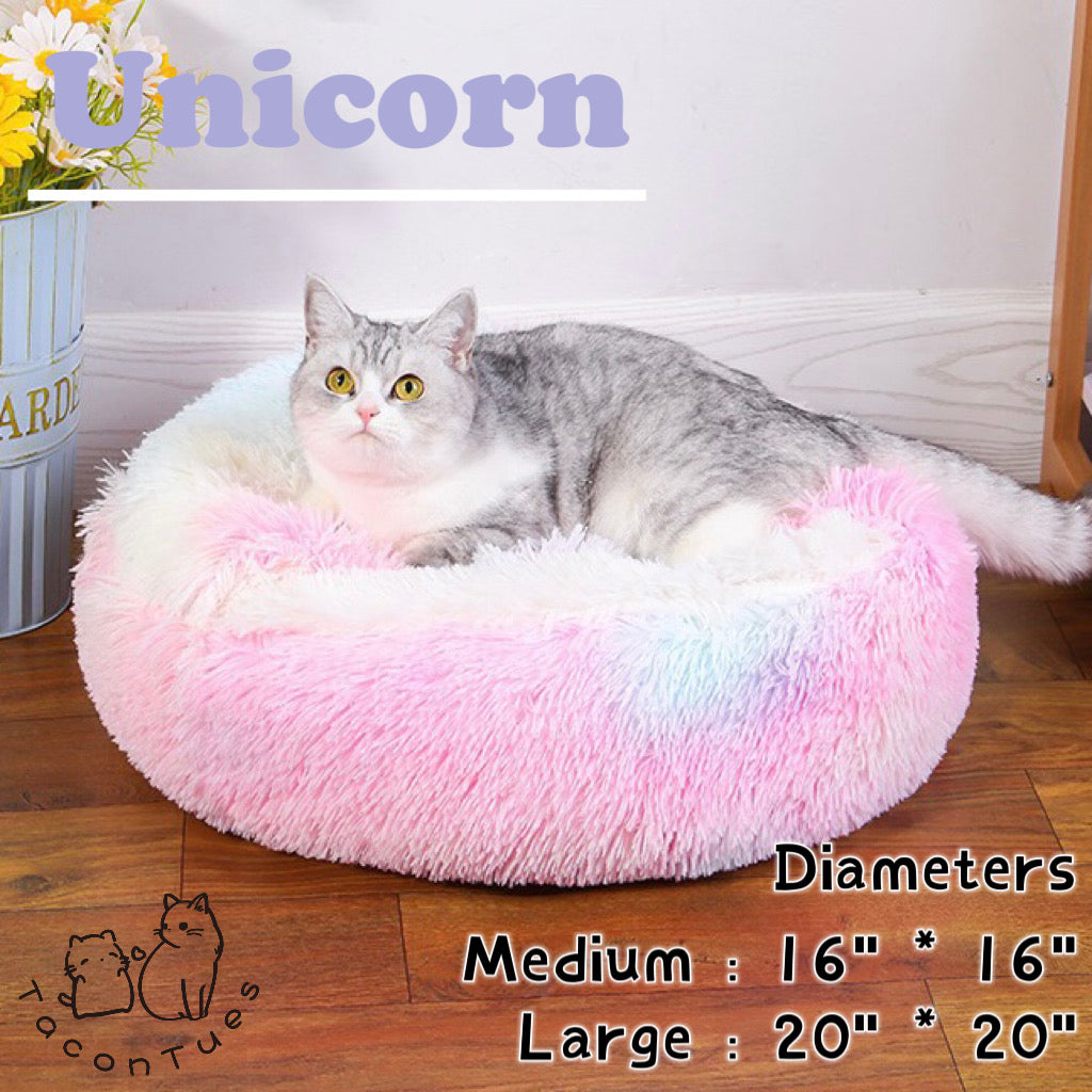 Unicorn top cat bed