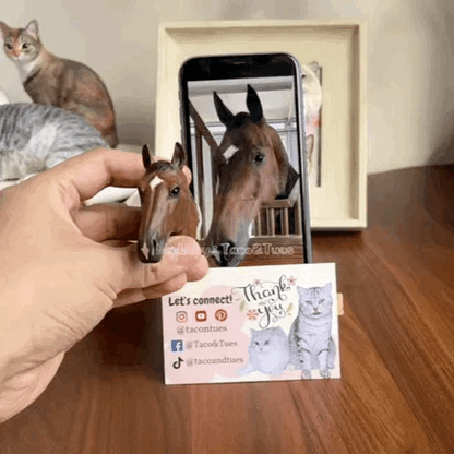 Artist hand-painting a custom horse figurine, showing detailed crafting process, made by Taco&amp;Tues no AI used